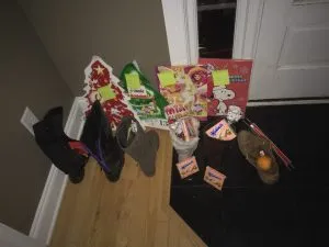 Anna zu Weihnachten mit AFS in den USA
