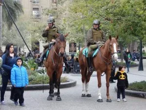 Carabineros, chilenische Polizisten