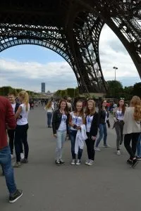 Lisa beginnt ihren Schüleraustausch in Frankreich