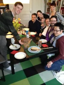 Eric bei seiner Gastfamilie in Österreich