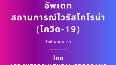 ข้อมูลอัพเดทสถานการณ์ไวรัสโคโรน่า (โควิด-19) (1)