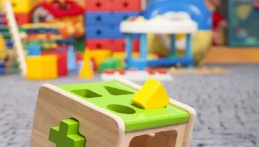Wooden colour toy. Sorter