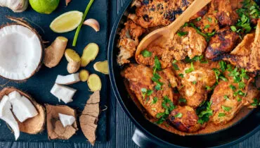 Kuku Paka, Kenyan Chicken stewed in Coconut Sauce