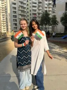 AFS Student in India with Host Sister