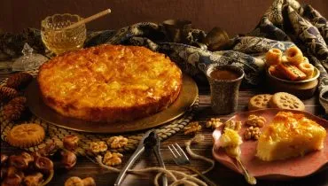 Kuchen und Wallnüsse, AFS Gastkind Sinan, USA