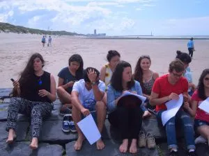 Belgien-Auslandsjahr-Strand