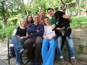 AFSerin Corinna mit ihrer Gastfamilie