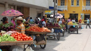 Markt mit Obst und Gemüse in Kolumbien