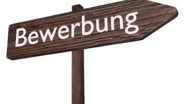 Grafik Bewerbung Schild