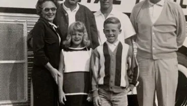 Bild von früher: Frank Straub als Gastschüler in den USA