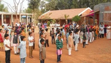 AFS-Freiwilligendienst in Indien. Arivu Vidya Samsthe in Mysore.