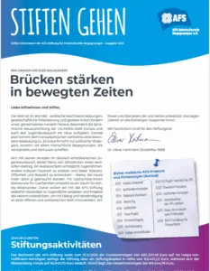 Die AFS-Stiftung unterstützt Jugendliche dabei, ihren Traum vom Auslandsaufenthalt zu verwiklichen.