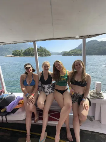 Baden mit meinen Freundinnen