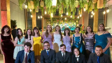 Geburtstagsfeier während Merles AFS-Freiwilligendienst in Paraguay