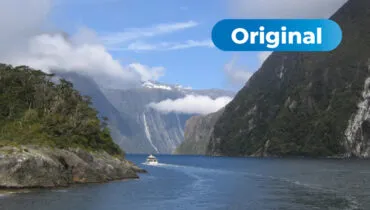 AFS-Schüleraustausch. Fjord in Neuseeland.