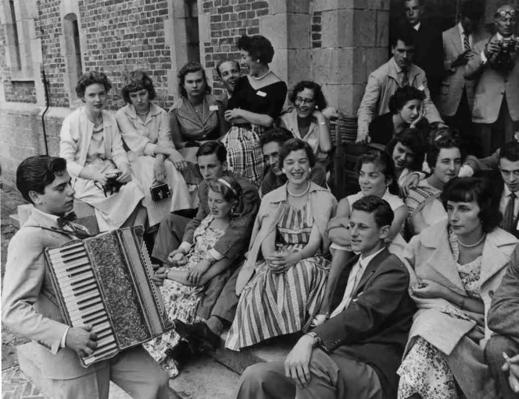 Türk Kültür Vakfı vakfedenler arşivinden bir fotoğraf