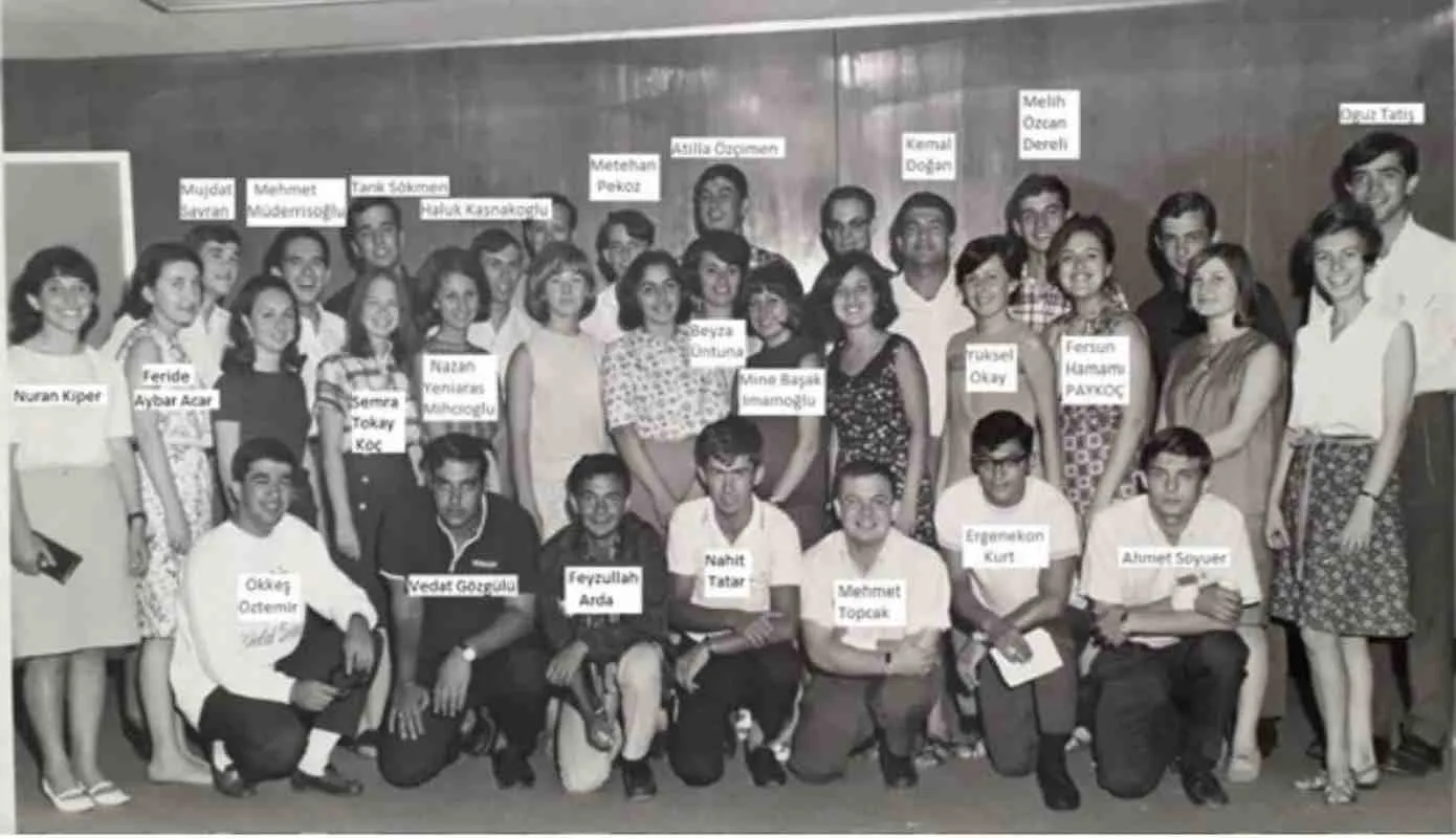 Türk Kültür Vakfı vakfedenler arşivinden bir fotoğraf