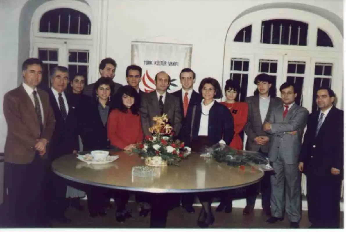 Türk Kültür Vakfı vakfedenler arşivinden bir fotoğraf