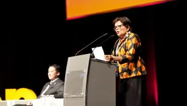 Vishakha Desai at the 2018 AFS Global Conference