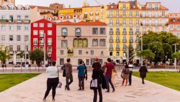 Portugal 3 Paisaje con personas