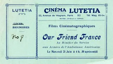 Our Friend France ticket