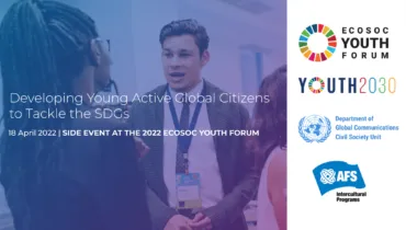 AFS & UN DGC | Developing Young Active Global Citizens to tackle the SDGs