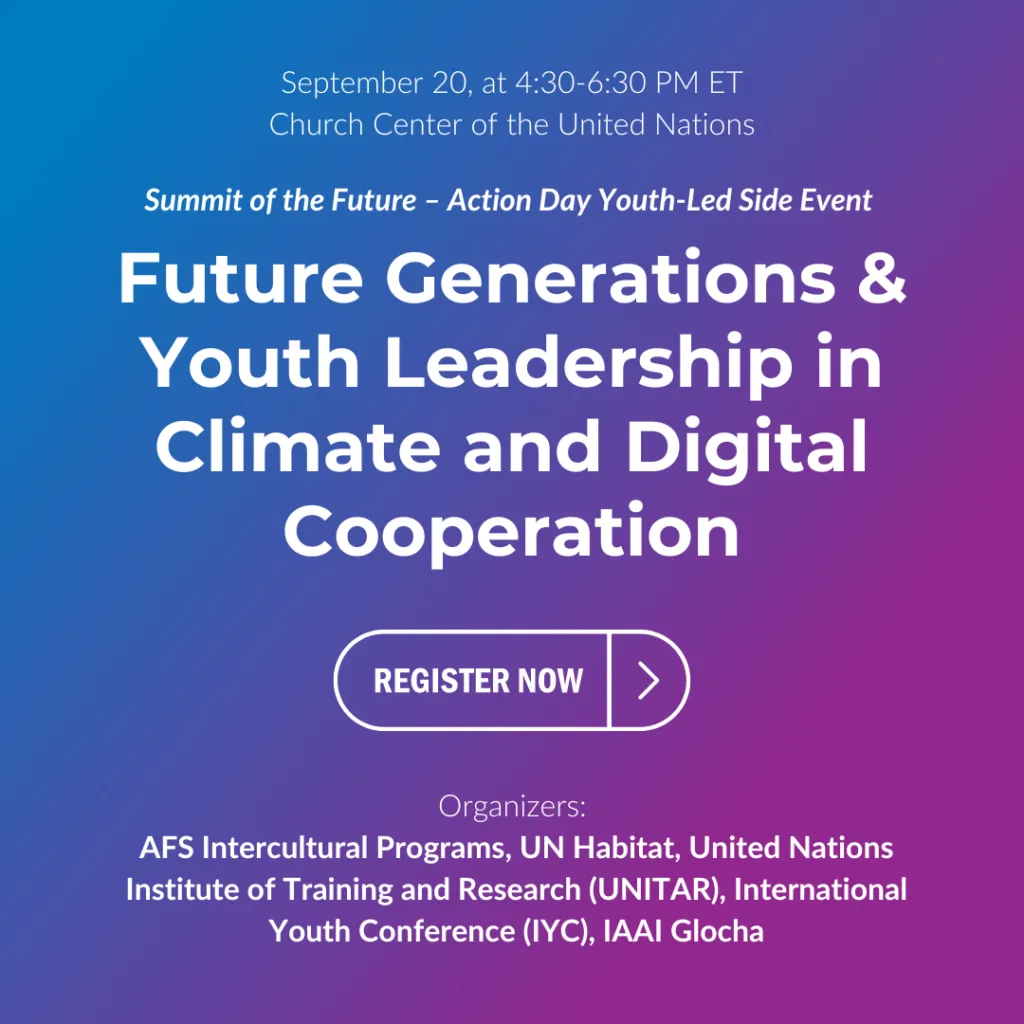 AFS Engagements during the Summit of the Future and 79th UN General ...