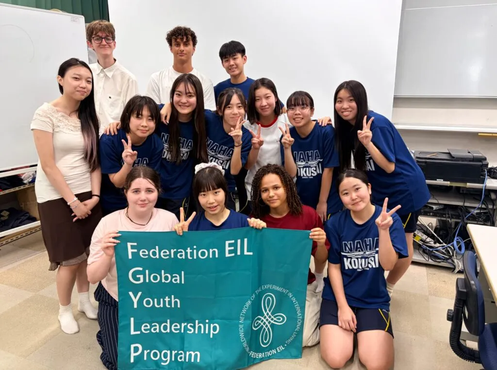 Johari Barrientos-Murray in her summer volunteer and cultural exchange program in Okinawa, Japan.