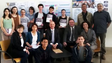 Signature d’une charte d’ouverture internationale entre le Lycée Armorin et AFS Collines du Rhône