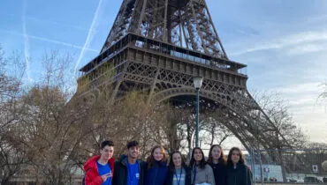 Ava France Eiffel Tower Students