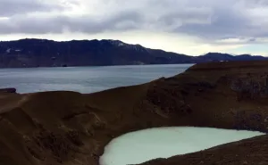 Askja und die beiden Seen ‚Víti’ und ‚Öskjuvatn’