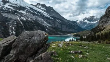 Oeschinen Lake, Kandersteg, Switzerland