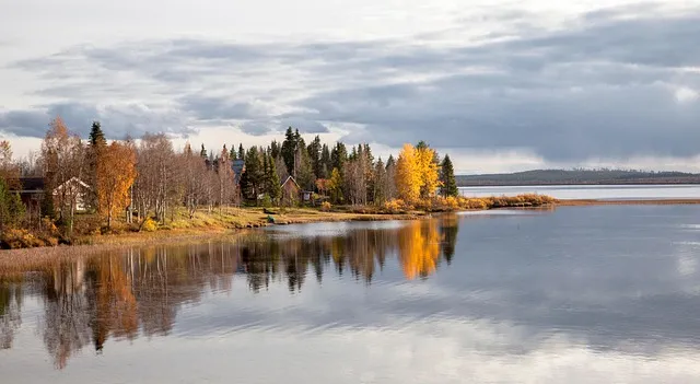 lac en laponie