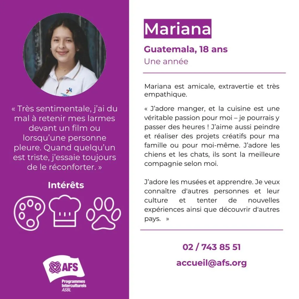 nouvelle fichette Mariana