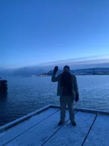 Me at Burgoynes, Norway