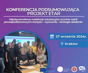 Konferencja podsumowująca ETAR