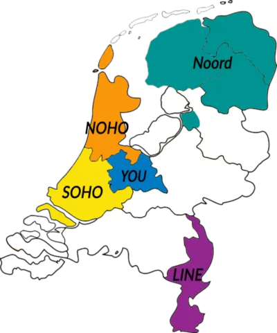OUD Comités kaart Nederland