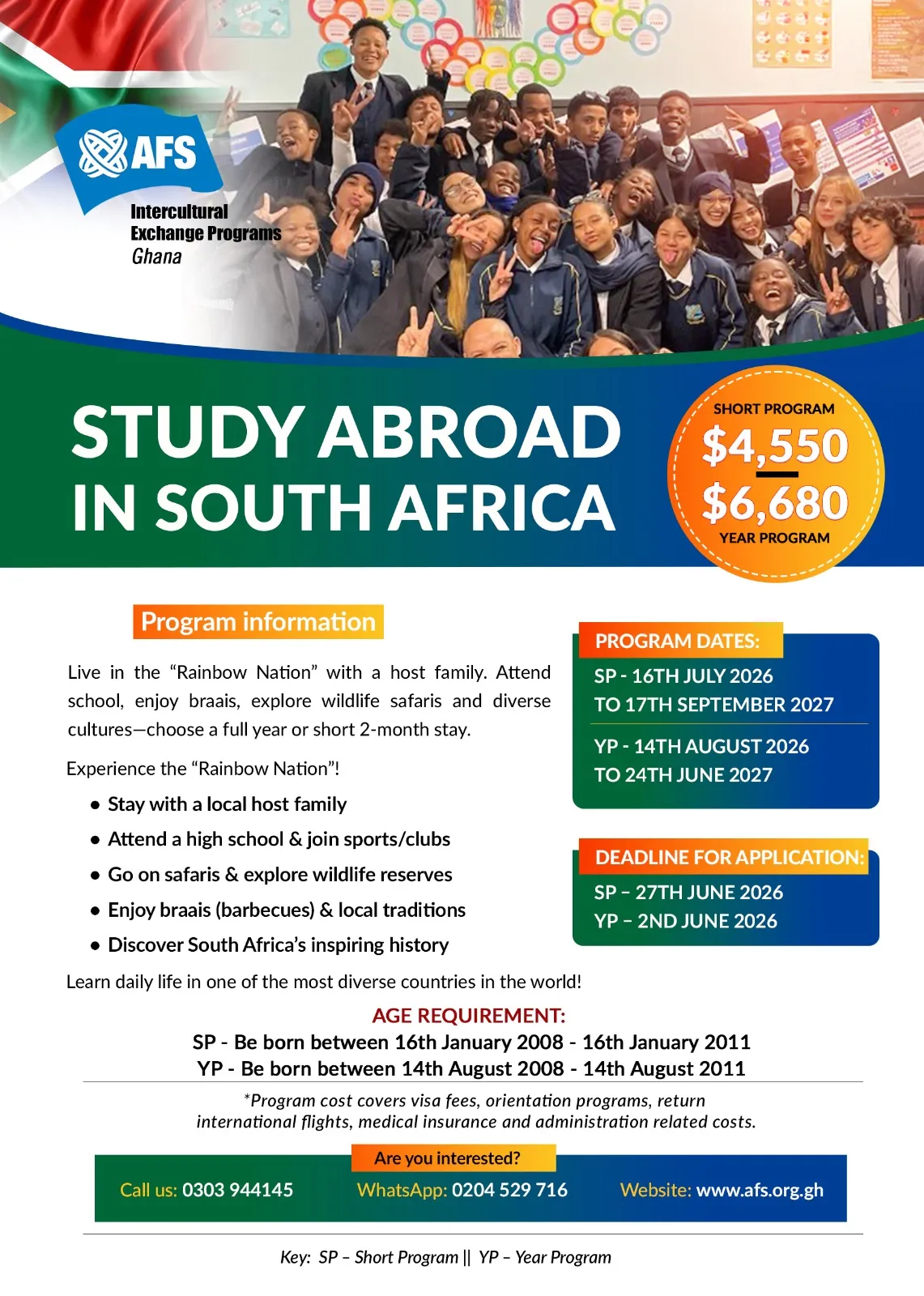 High School South Africa 2026