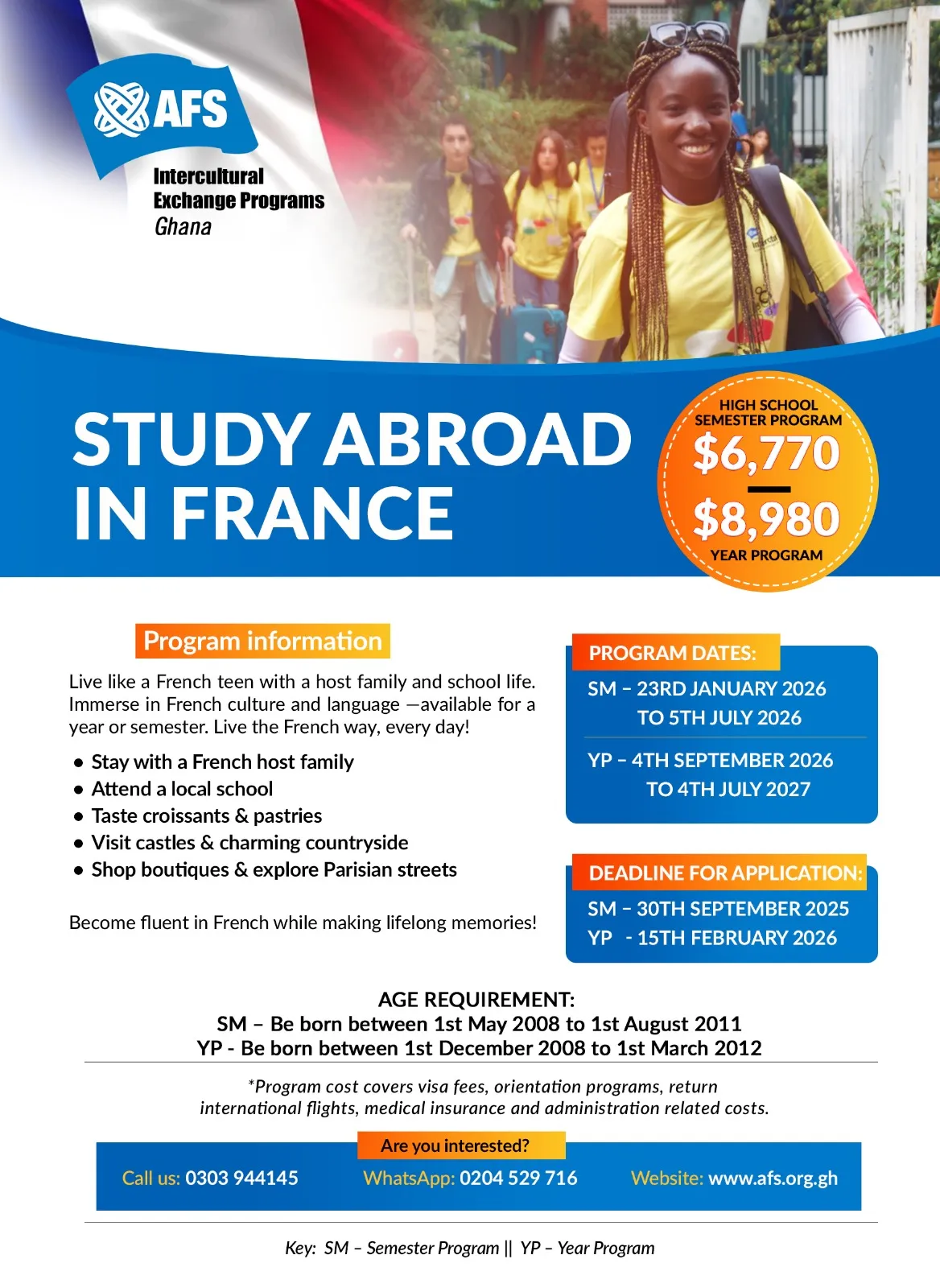 High School France 2026