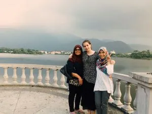Visiting around in the first days with my new family