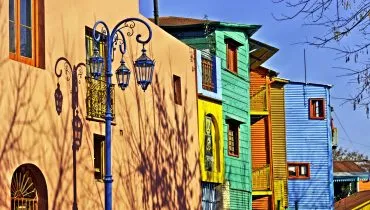 Caminito en La Boca, Buenos Aires, Argentina