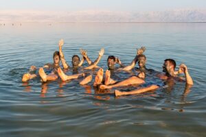 Israel People Young Dead Sea Fun Happiness Cool