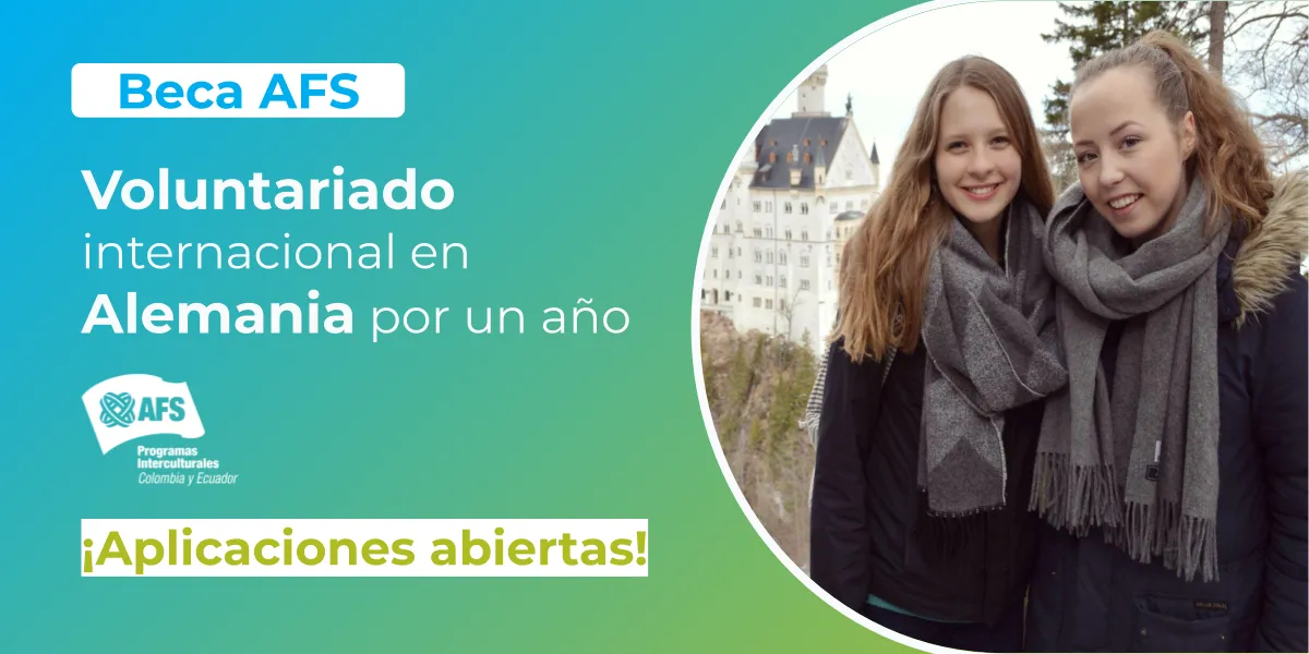 Beca un año de voluntariado en Alemania para colombianos