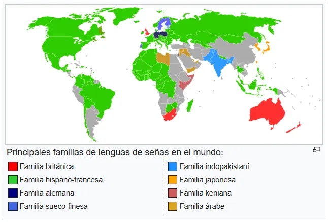 Lenguaje de signos alrededor del mundo