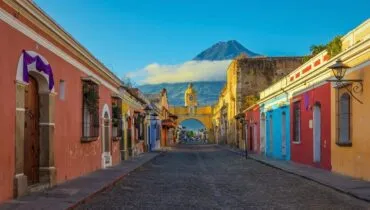 Ciudad de Antigua, en Guatemala