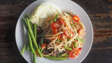 papaya salad AFS recept