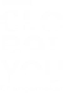 Global You – (with Changemaker) white logo